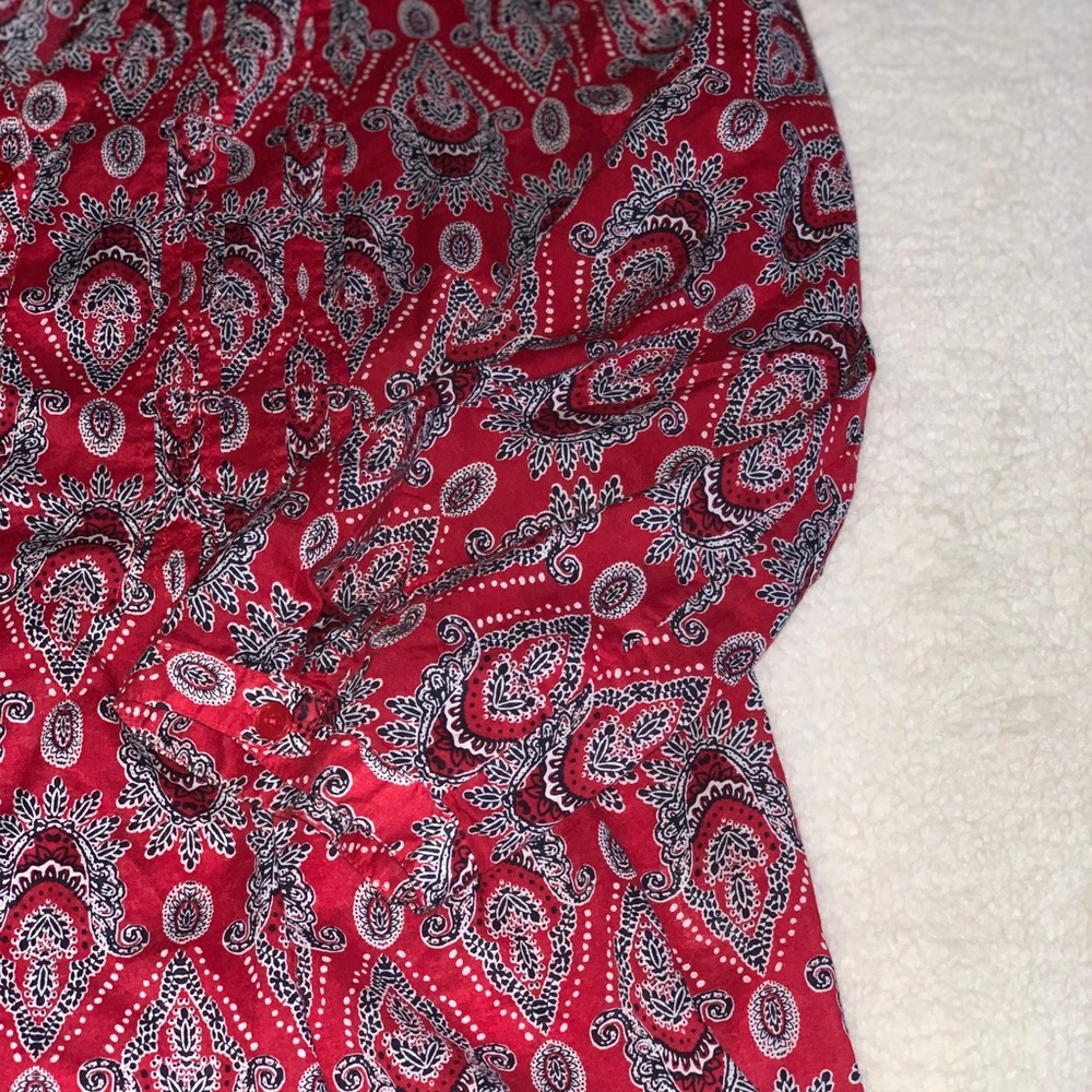 Talbots 3/4 sleeve, button down. - Picture 6 of 7